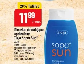Mleczko utrwalające opaleniznę Ziaja Sopot Sun