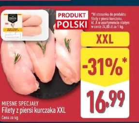 Mięsne Specjały Filety z piersi kurczaka XXL