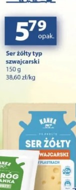 Ser żółty typ szwajcarski Kanka