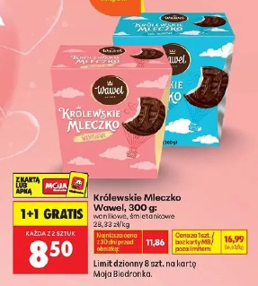 Królewskie Mleczko Wawel, 300 g waniliowe, śmietankowe