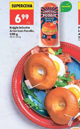 Bajgle brioche American Foodie