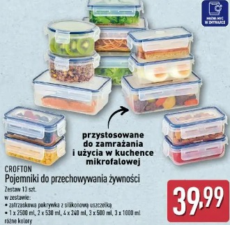 Crofton Pojemniki do przechowywania żywności
