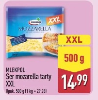 Mlekpol Ser mozzarella tarty XXL