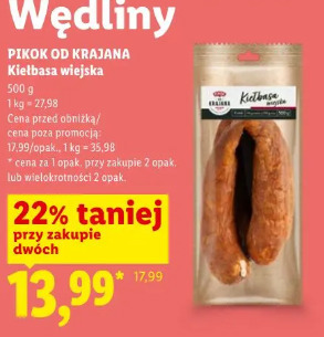Pikok od Krajana kiełbasa wiejska