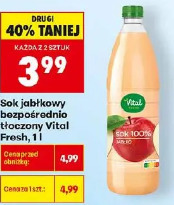 Sok jabłkowy bezpośrednio tłoczony Vital Fresh