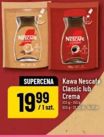 Kawa Nescafe Classic lub Crema
