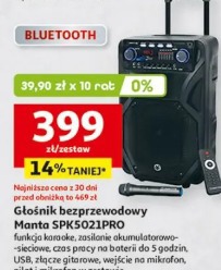 Głośnik bezprzewodowy Manta SPK5021PRO