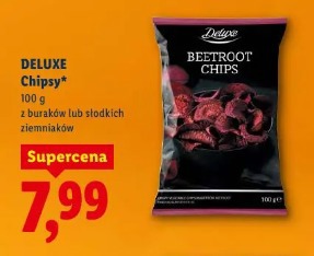 Deluxe Chipsy z buraków lub słodkich ziemniaków