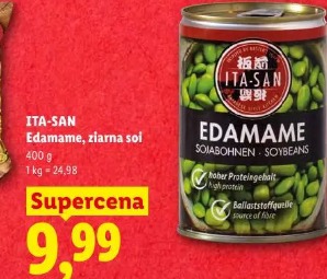 Ita-San Edamame, ziarna soi
