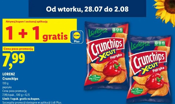 Lorenz Crunchips papryka