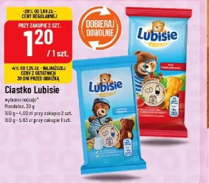 Ciastko Lubisie wybrane rodzaje Mondelez