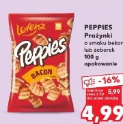 Peppies Prażynki o smaku bekonu lub żeberek