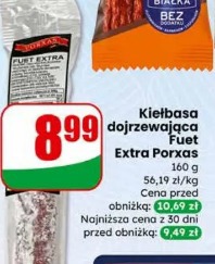 Kiełbasa dojrzewająca Fuet Extra Porxas