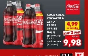 Coca-Cola, Coca-Cola Zero, Fanta, Sprite Napój gazowany
