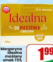 Margaryna Idealna maślany smak 73%