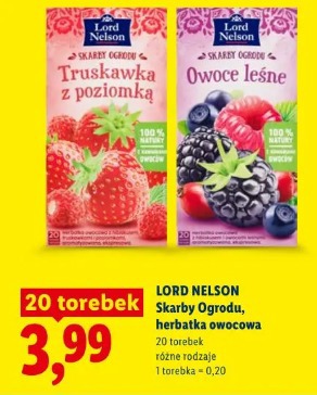 Lord Nelson Skarby Ogrodu, herbatka owocowa