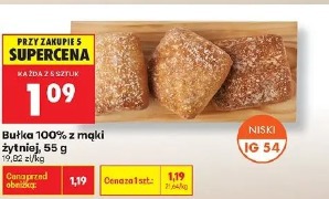 Bułka 100% z mąki żytniej