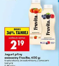 Jogurt pitny owocowy Fruvita