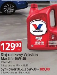 Olej silnikowy Valvoline MaxLife 10W-40 Inter-Mix