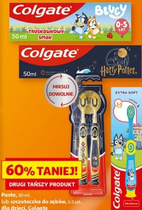 Colgate pasta do zębów lub szczoteczka do zębów dla dzieci