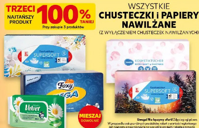 Wszystkie chusteczki i papiery nawilżane