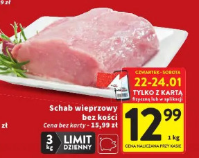Schab wieprzowy bez kości
