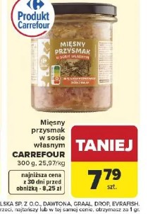 Mięsny przysmak w sosie własnym Carrefour