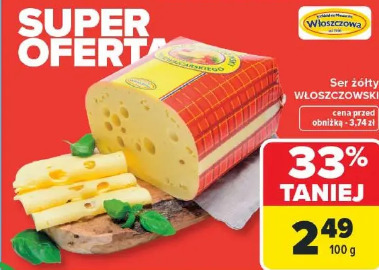 Ser żółty WŁOSZCZOWSKI