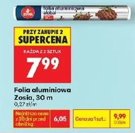 Folia aluminiowa Zosia
