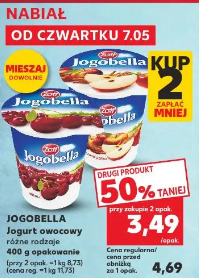 Jogobella Jogurt owocowy różne rodzaje