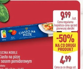 Cucina Nobile Ciasto na pizzę z sosem pomidorowym