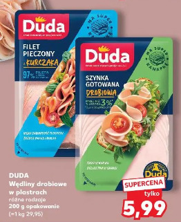 Duda wędliny drobiowe w plastrach