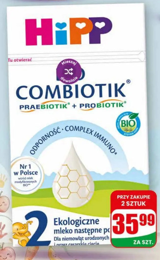 Mleko Bio Combiotik 2, 3 Hipp
