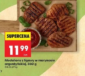 Medaliony z ligawy w marynacie argentyńskiej, 350 g