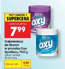 Odplamiacz do tkanin w proszku Oxy Spotless