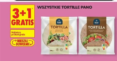 Wszystkie tortille Pano