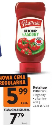 Ketchup Pudliszki łagodny
