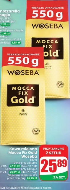 Mocca Fix Gold Woseba