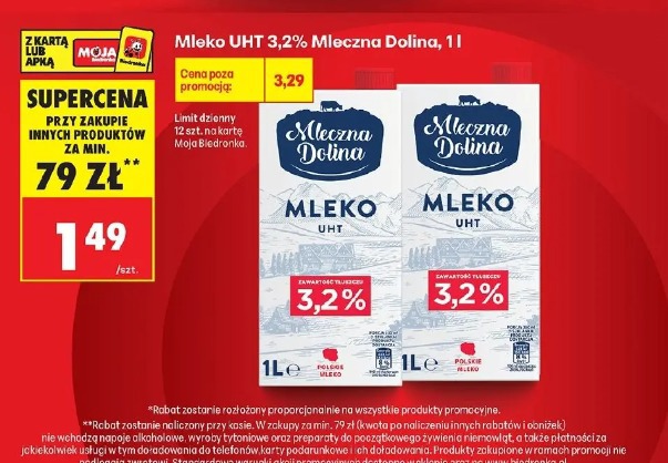 Mleko UHT 3,2% Mleczna Dolina