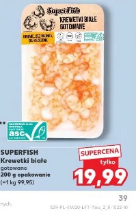 Superfish Krewetki białe gotowane
