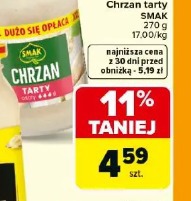 Chrzan tarty Smak