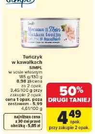 Tuńczyk w kawałkach Simpl