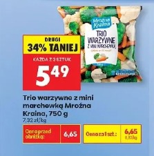 Trio warzywne z mini marchewką Mroźna Kraina