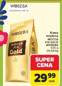 Kawa mielona MOCCA FIX GOLD WOSEBA