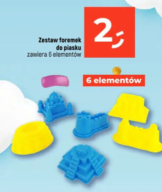 Zestaw foremek do piasku