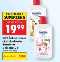 3w1 Żel do mycia ciała i włosów Bambino Dzieciaki