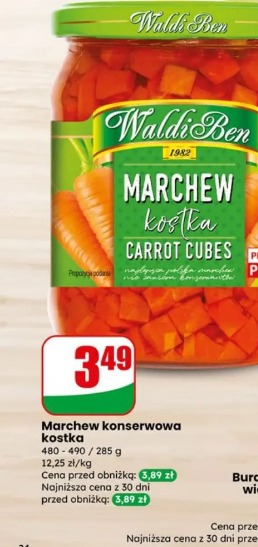 Marchew konserwowa kostka Waldi Ben