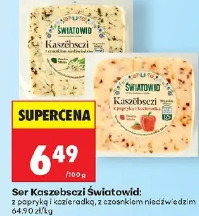 Ser Kaszubski Światowid z papryką i kozieradką, z czosnkiem niedźwiedzim