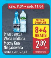 Żywiec Zdrój Woda źródlana Mocny Gaz/Niegazowana