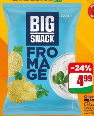 Chipsy fromage Big Snack
